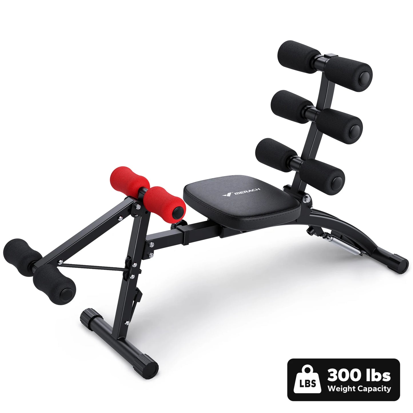 MERACH Abdominal Machine Multi Functional Adjustable Sit Up Bench