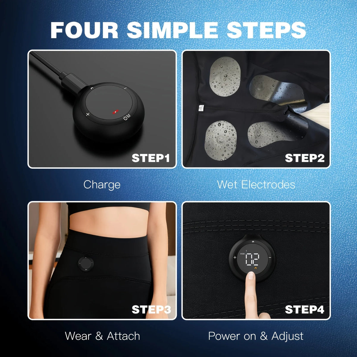 Jitesy EMS Glute Stimulator Shorts With Rechargeable Muscle Training