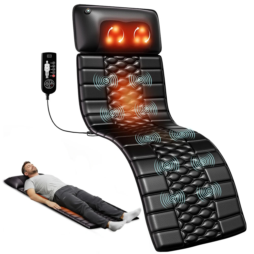 Homemassa Shiatsu Massage Mat With Heat And Detachable Pad