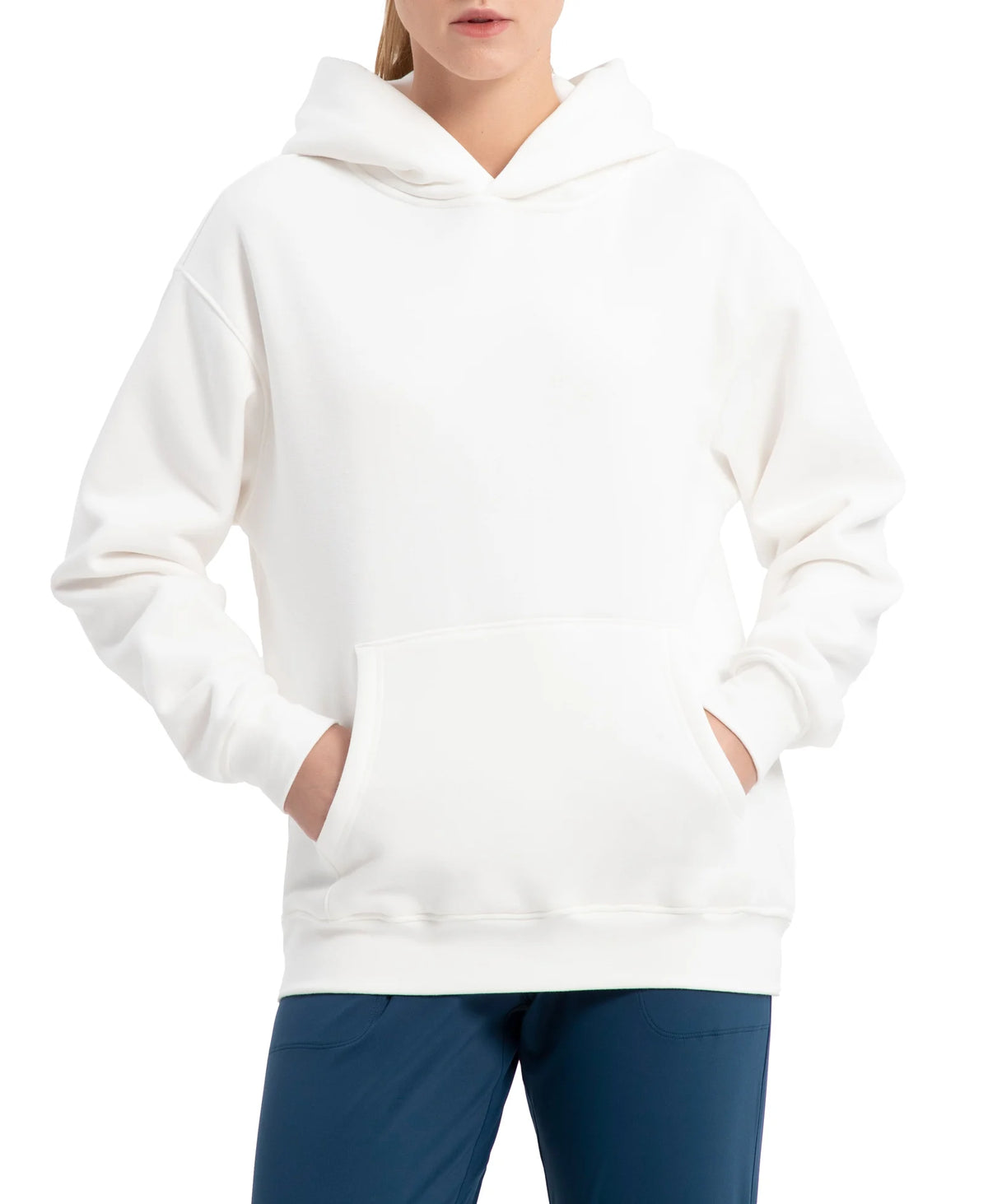The Gym People Women Oversized Fleece Hoodie Pullover Sweatshirt