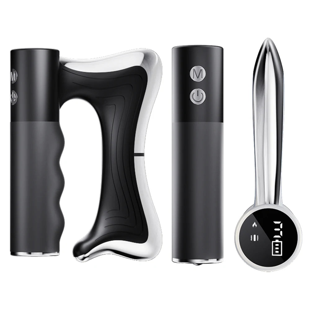 Iebilif Electric Fascia Scraper Deep Tissue Muscle Massager Tool