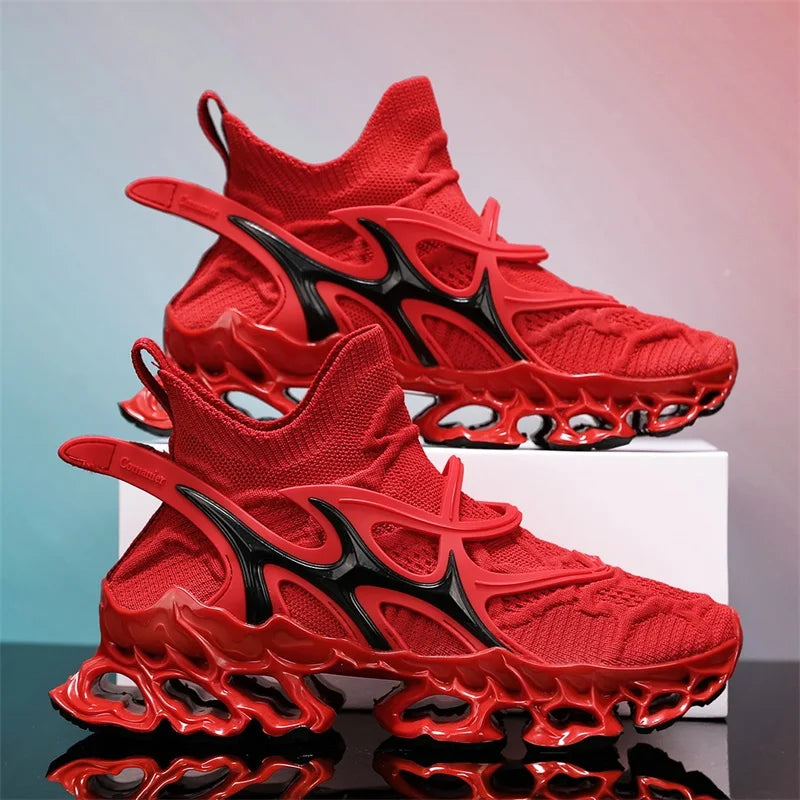 Lexsan Men's Casual Sneakers Breathable Mesh Running Shoes