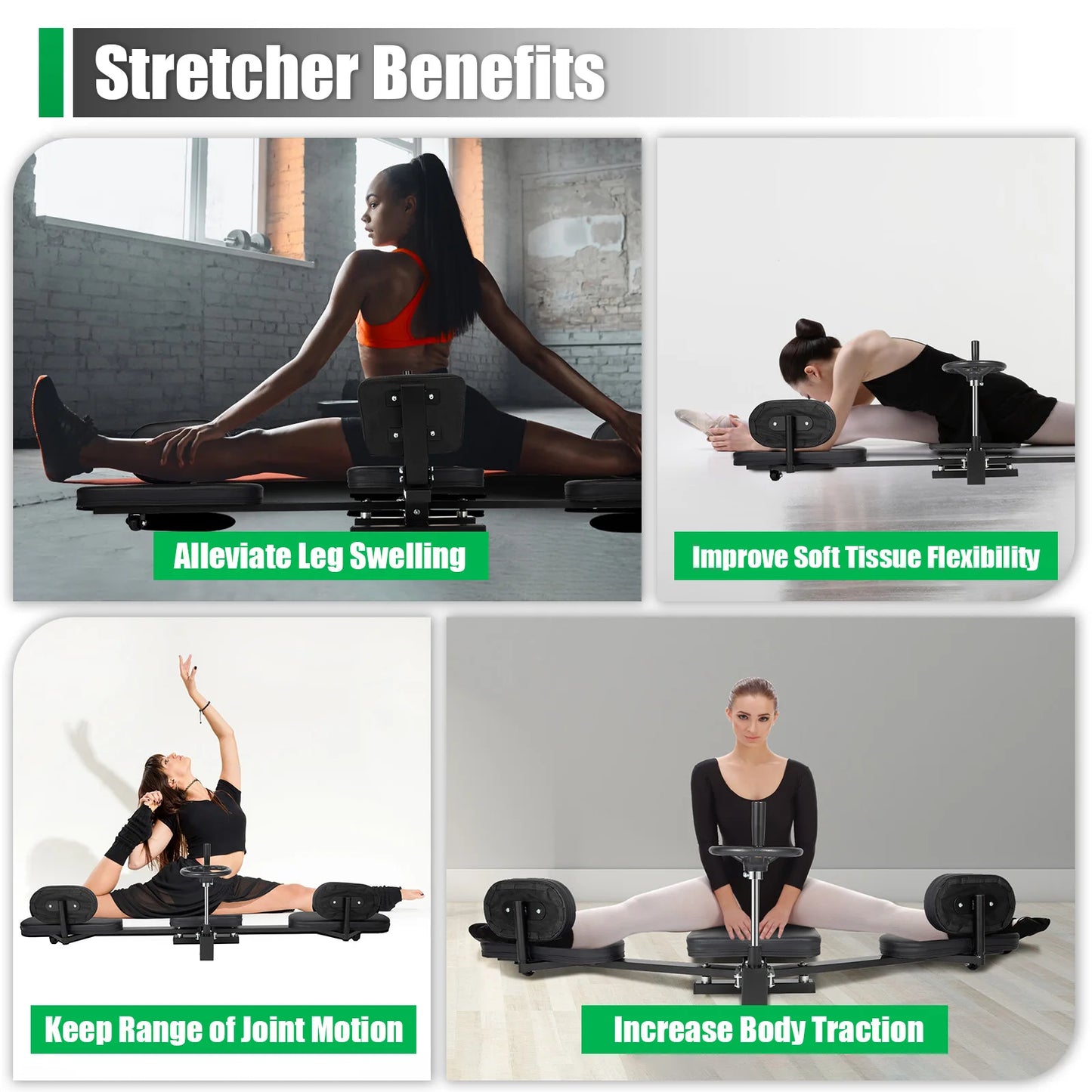 3 Bar Leg Stretcher For Gymnastics And Yoga Flexibility Training