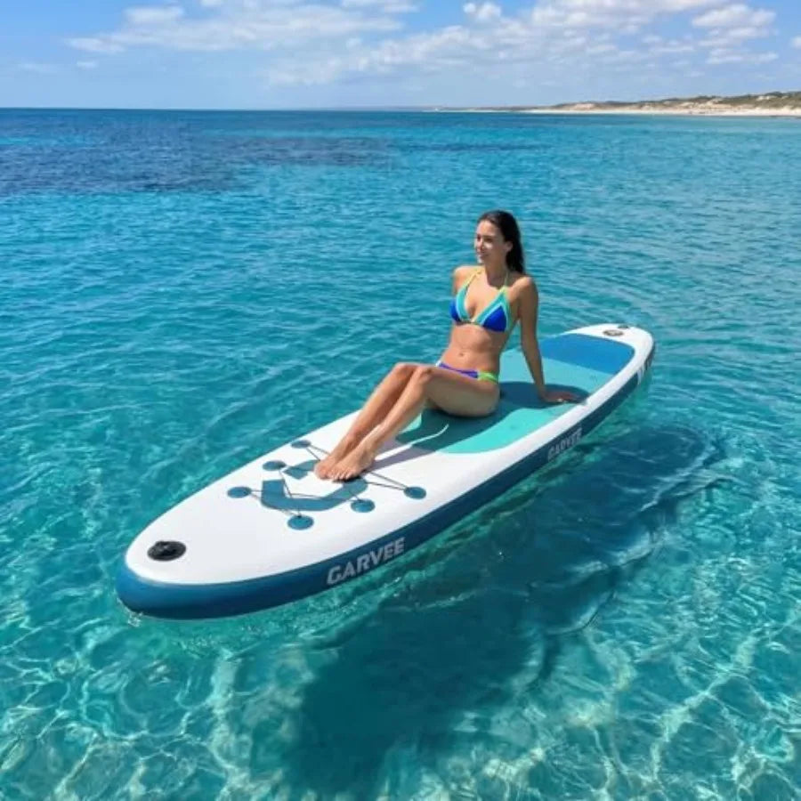 Inflatable Stand Up Paddle Board Durable PVC Ultra Stable