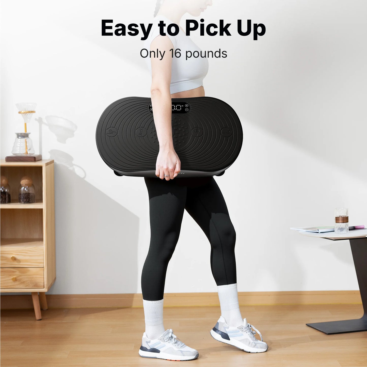 MERACH Vibration Plate V33 Pro With Bluetooth Speaker Touchscreen