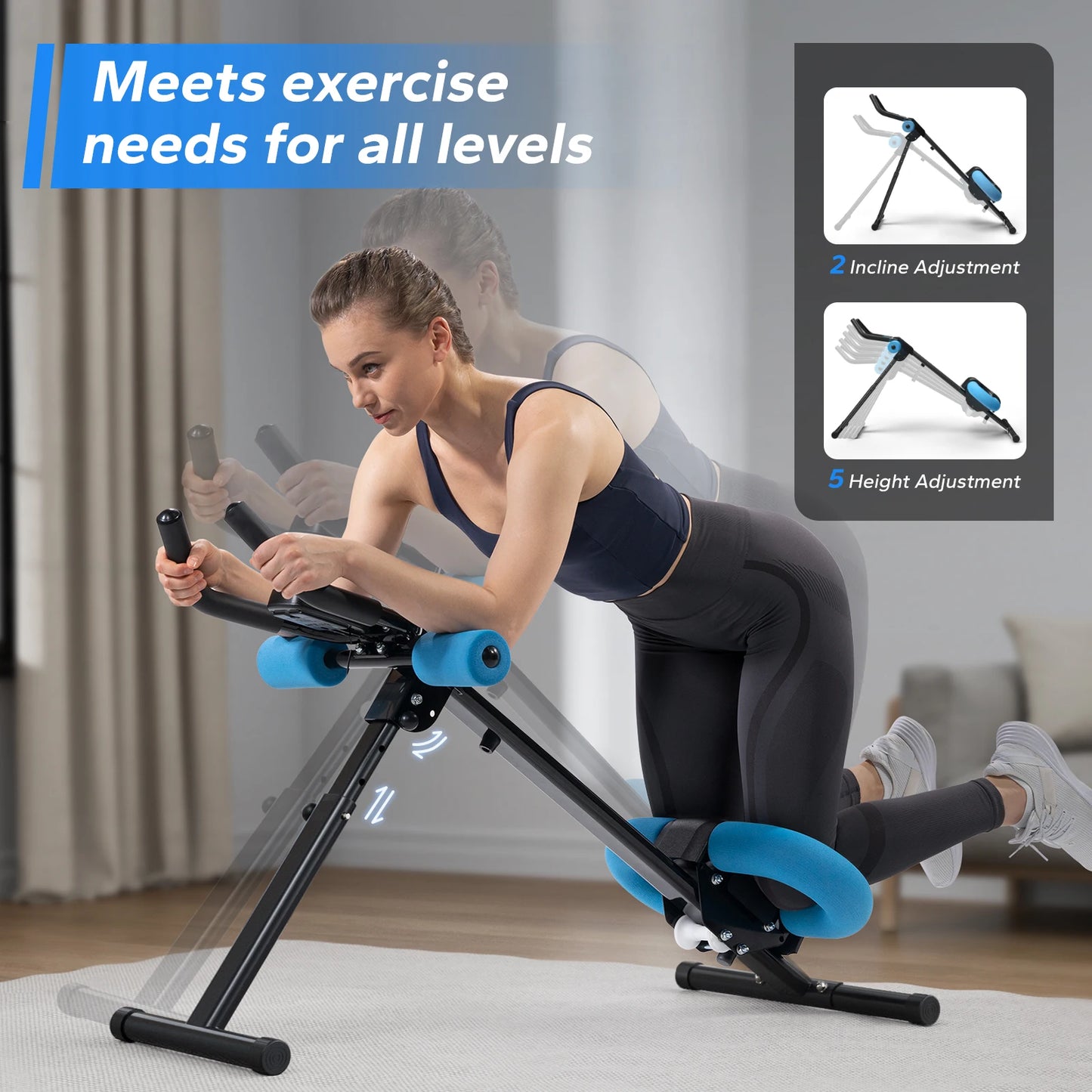 MERACH Ab Machine 2314 Adjustable Trainer For Core Workout