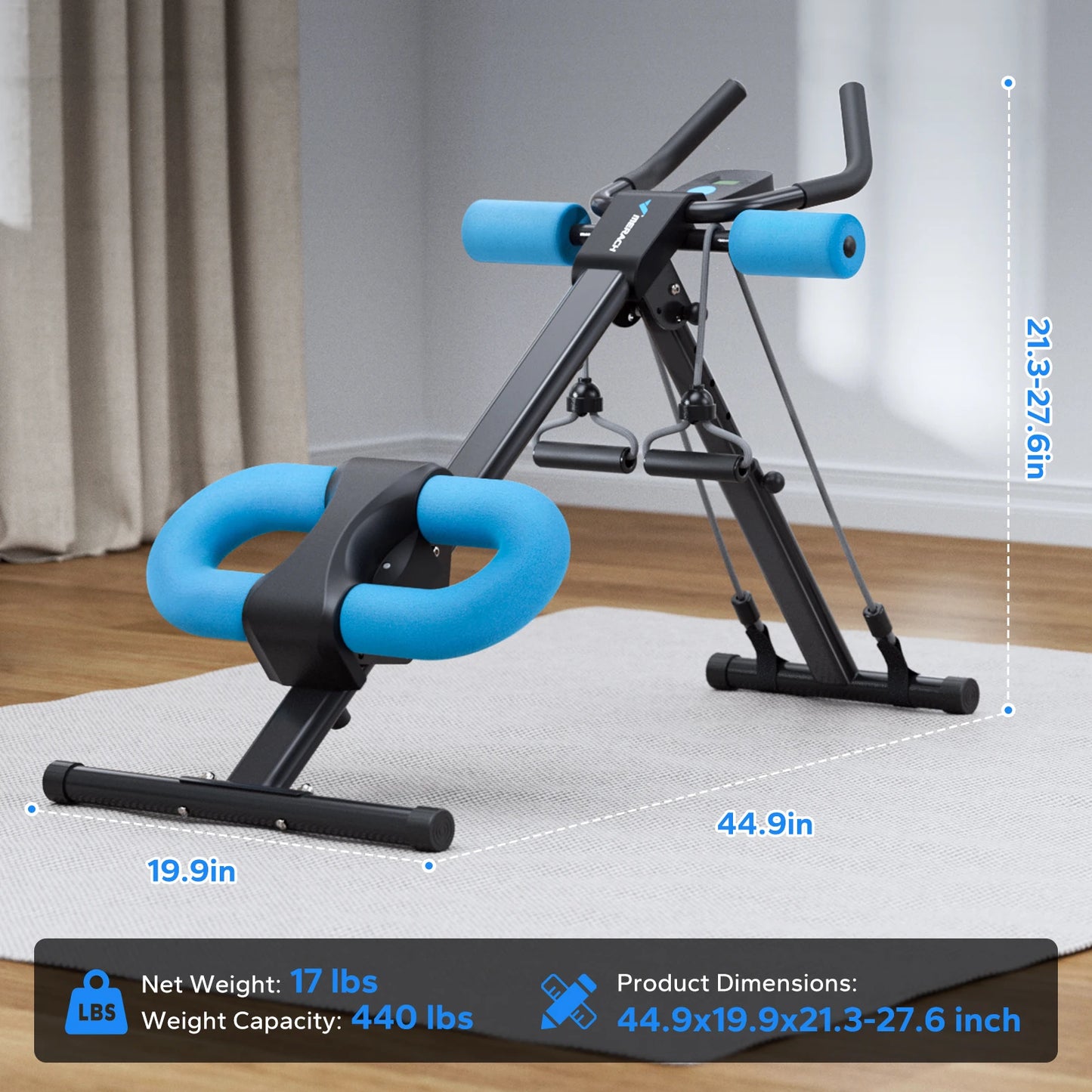 MERACH Ab Machine 2314 Adjustable Trainer For Core Workout