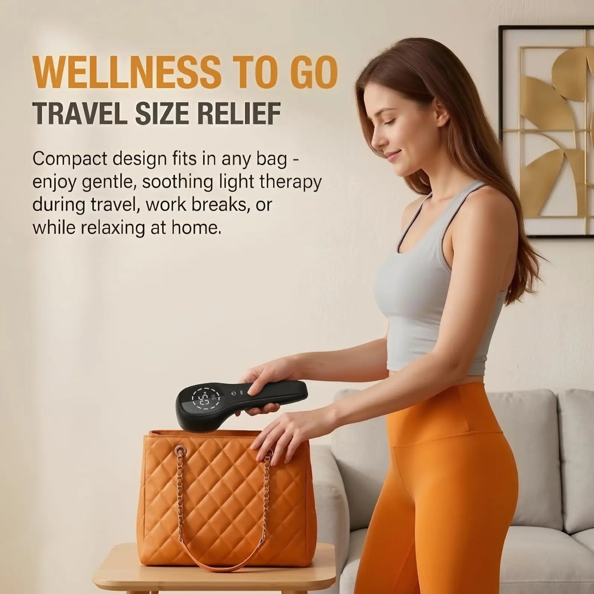 Jitesy Handheld Red Light Therapy Device For Skin And Pain
