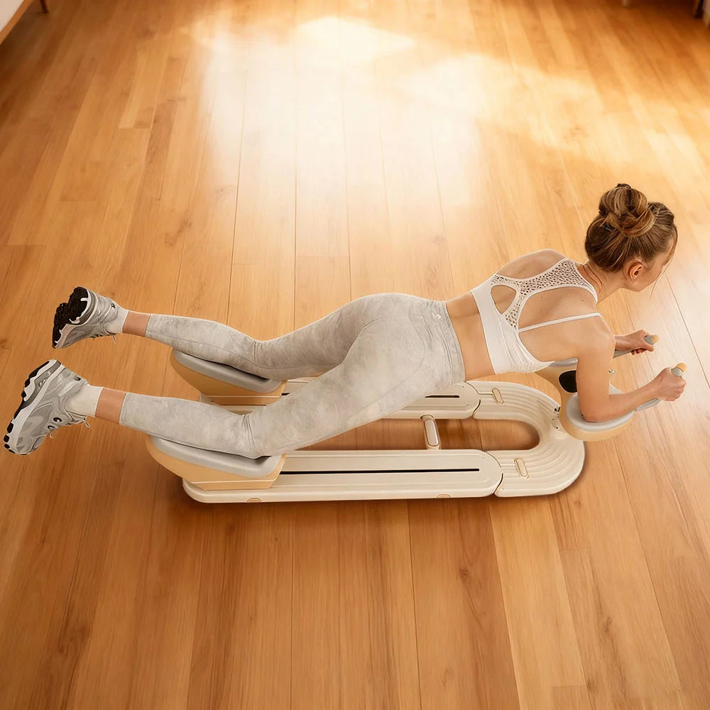 Silent Spine Twist Trainer Home Gym Back Stretch Machine