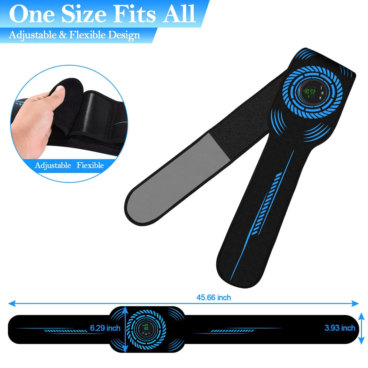 Jitesy Wireless EMS Abdominal Toning Belt Muscle Stimulator