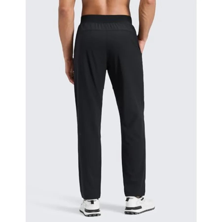CRZ YOGA Workout Motion Pants for Men 30" - Quick Dry Sweat-Wicking Athletic Casual Daily Joggers Trouser with Pockets