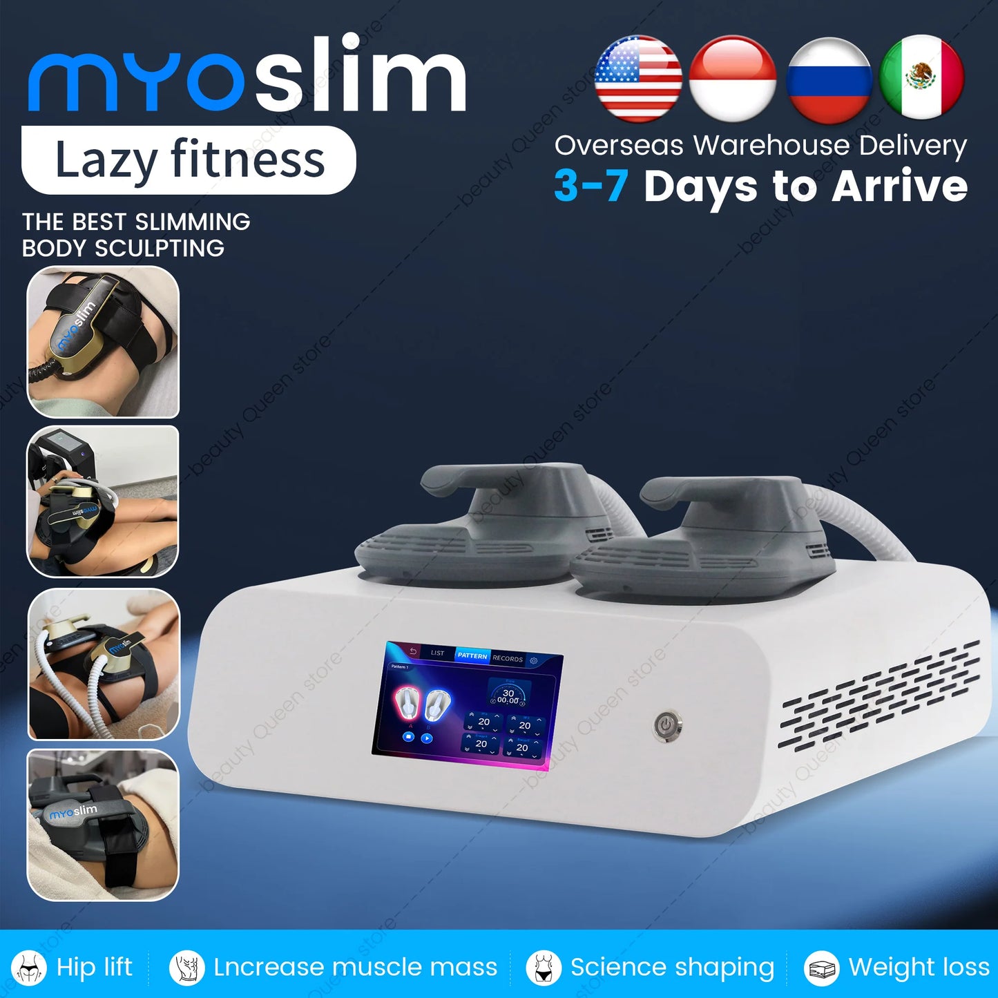 Myoslim Muscle Stimulator RF Body Sculpting System