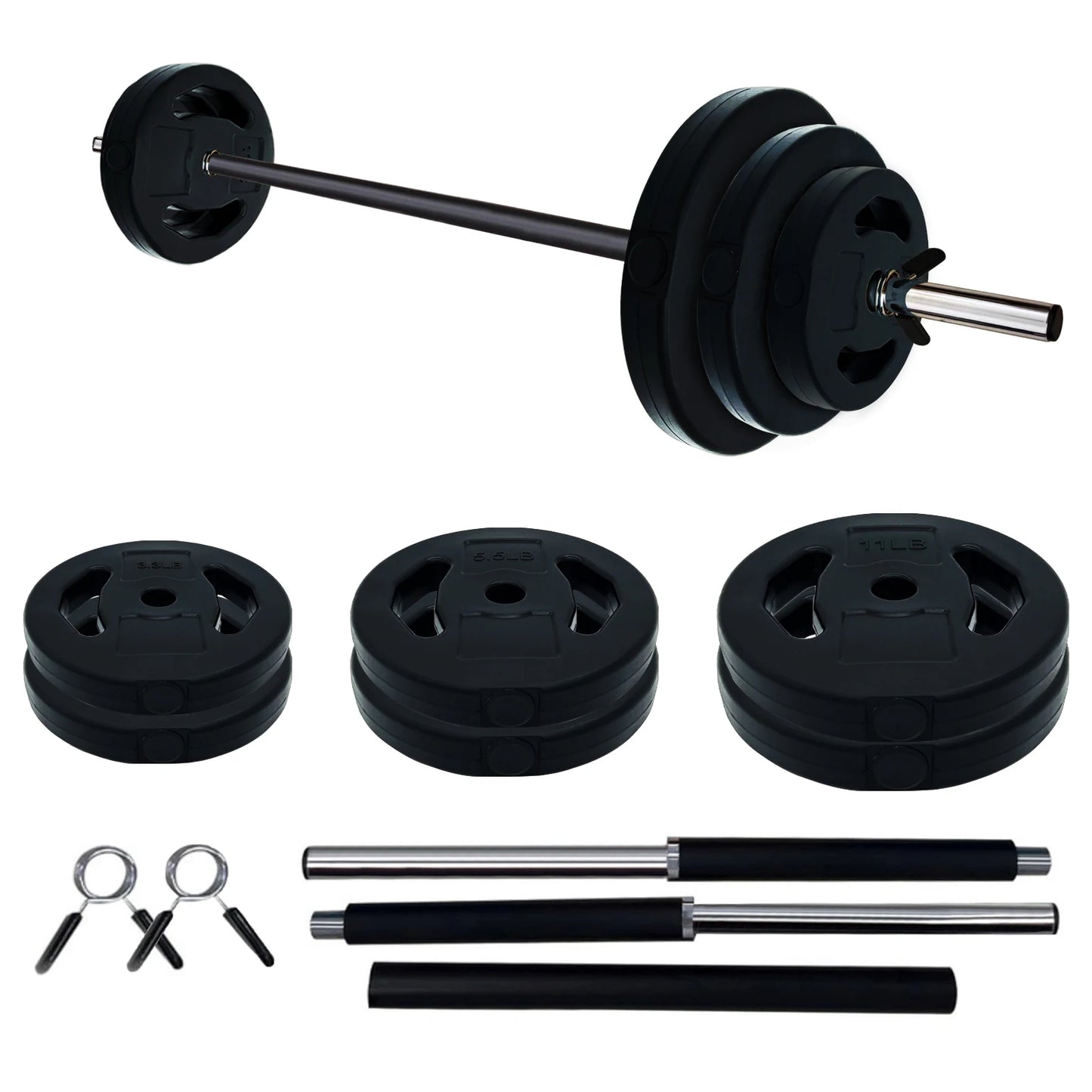 TWISTER.CK Adjustable Barbell Disk Weights Set 40lb 20kg