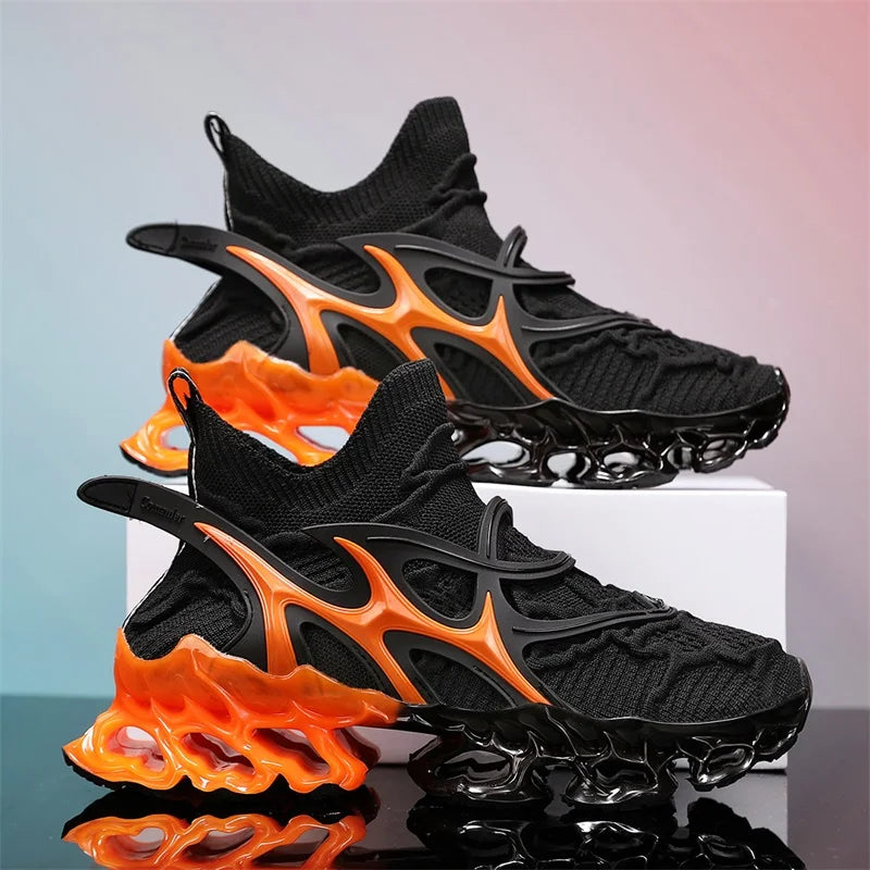 Lexsan Men's Casual Sneakers Breathable Mesh Running Shoes