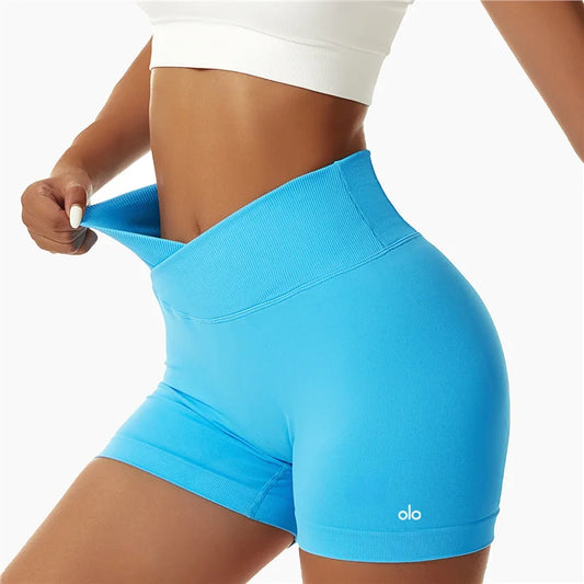 Quick Dry Yoga Shorts For Women Athletic Running Cycling Pants