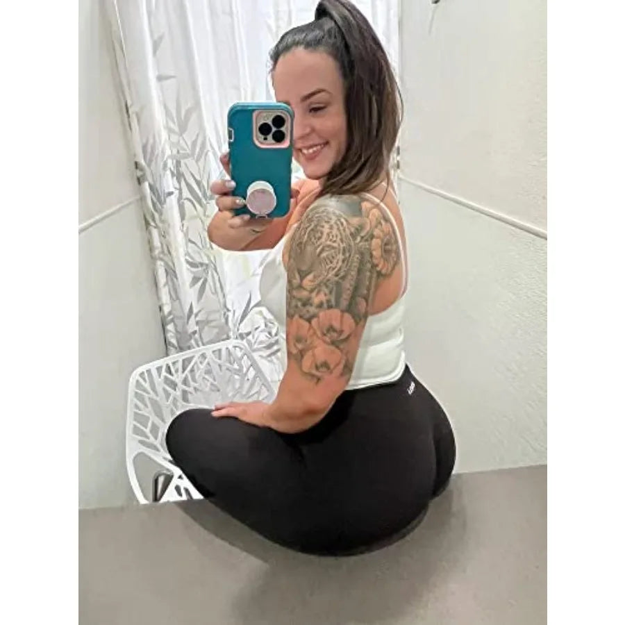 AUROLA Seamless Scrunch Leggings For Women Gym Yoga Pants