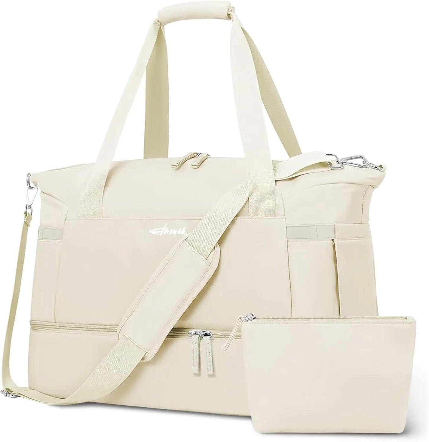 Women Gym Bag With Shoes Compartment And Wet Pocket Carry On