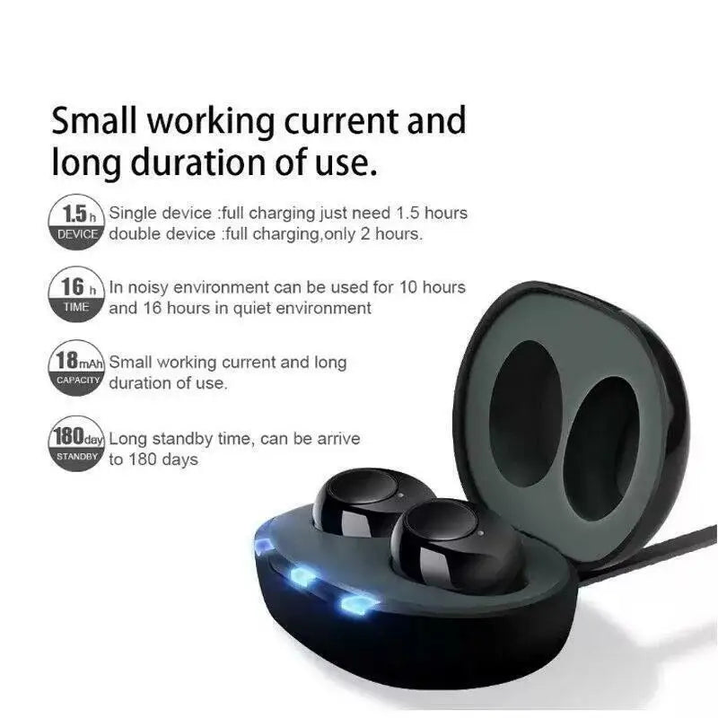 JINGHAO Digital In-Ear Hearing Aid Amplifier With USB Rechargeable