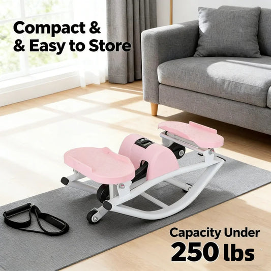 Rock Stepper Portable Silent Lateral Stepper For Home Gym Office