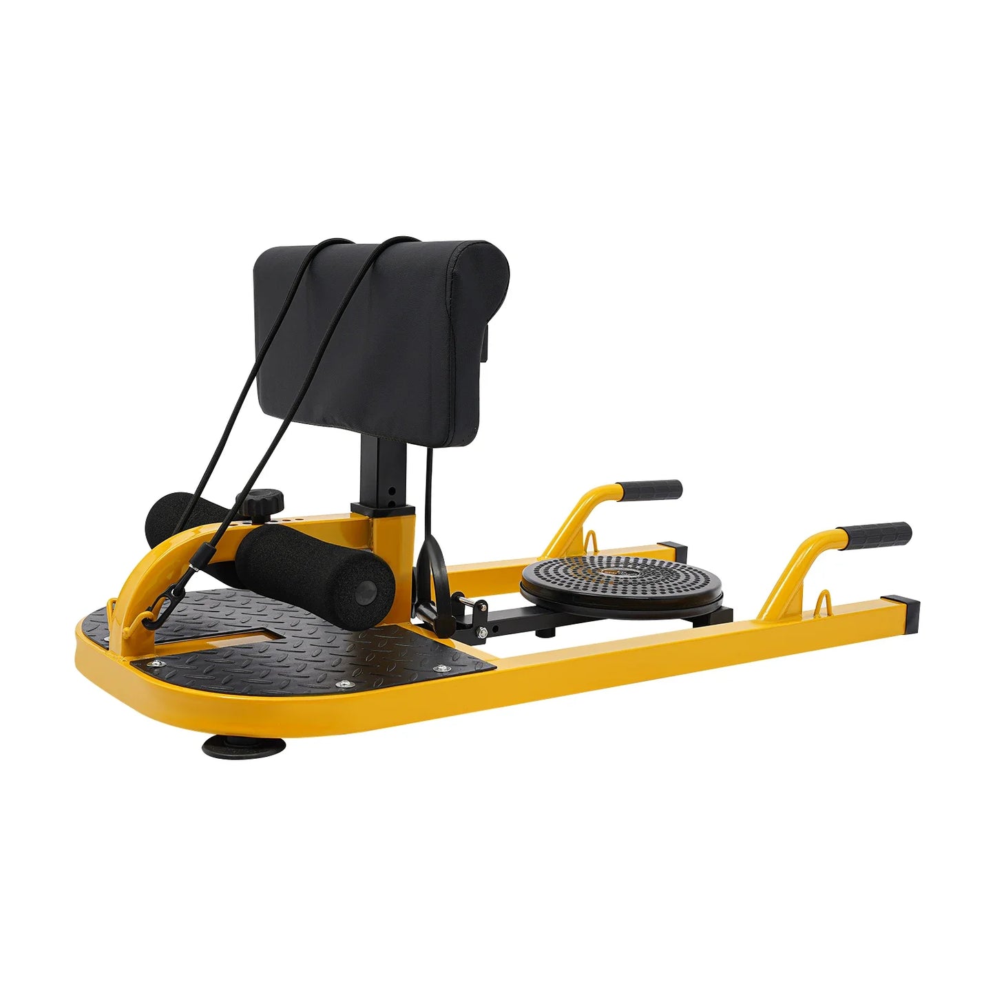 Deep Squat Trainer With Adjustable Backrest And Leg Hook Steel Construction