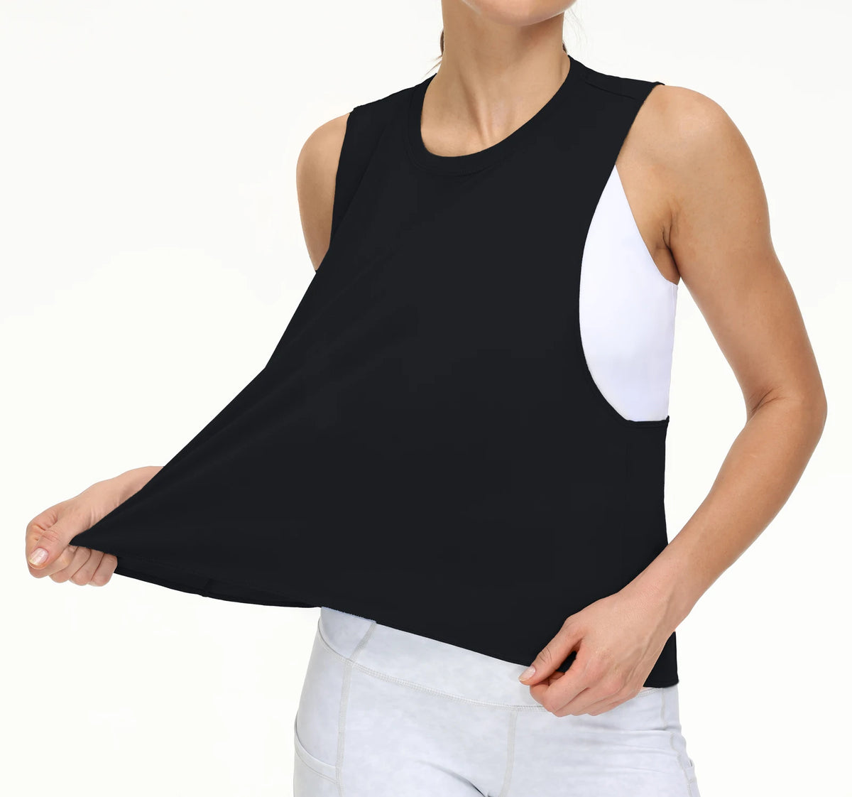 The Gym People Women Cross Back Breathable Yoga Workout Tank