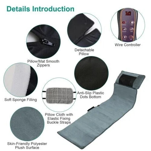 Electric Massage Mat Full Body Massager With Heating