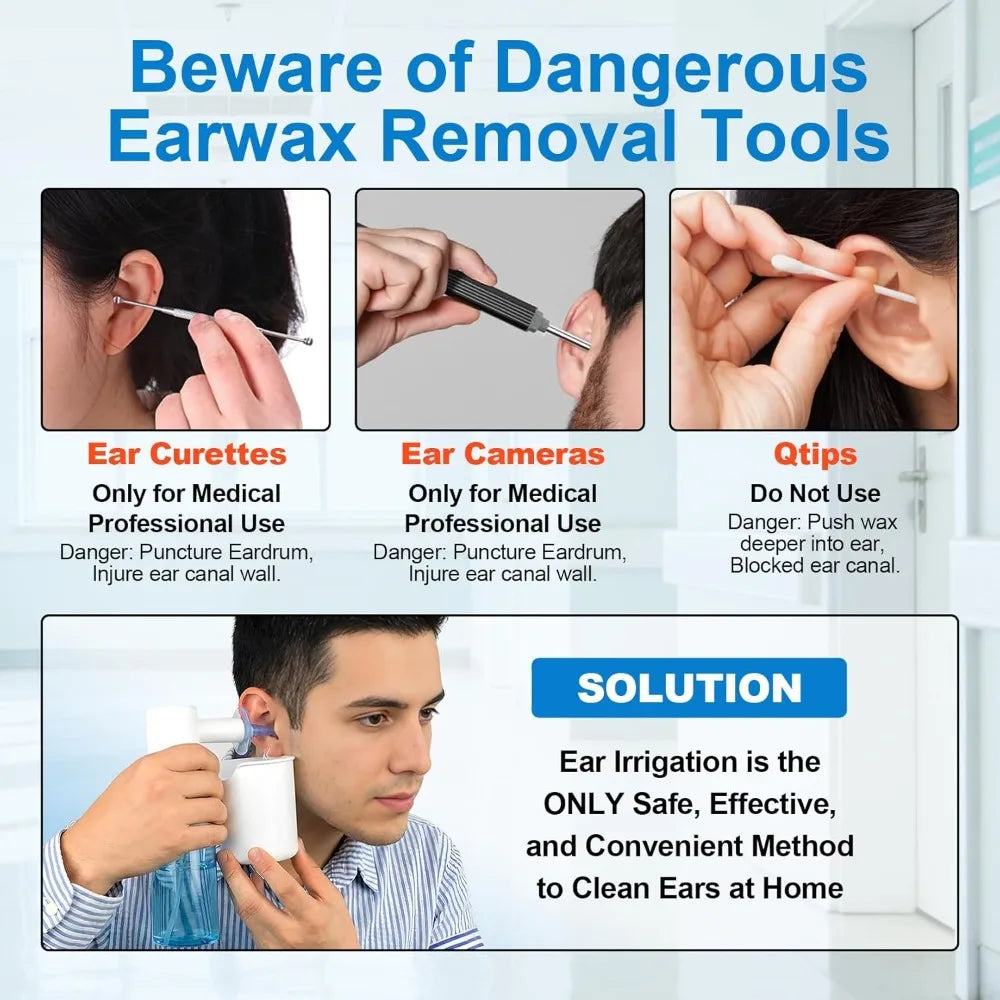 Ear Irrigation Kit For Safe Wax Removal And Gentle Cleaning