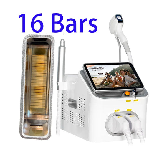 5000W FAC Soprano 2 in 1 808+ Picosecond Diode Hair Removal Device Picosecond Tattoo Removal Permanent Hair Removal
