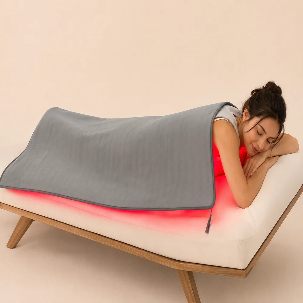 Red Near Infrared Light Therapy Blanket 660nm 850nm Dual Wavelenght LED Pulse Mode Body Skin Care Device Pulse Timer Control Body Care Blanket