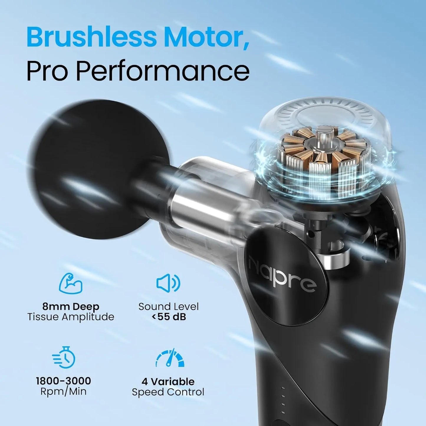 3in1 Mini Massage Gun With Heat And Cold Therapy Massager