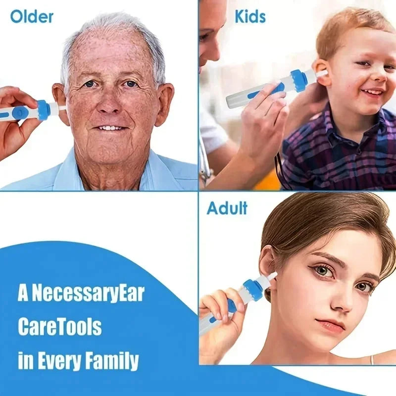 Portable Automatic Earwax Removal Kit Vacuum Ear Cleaner