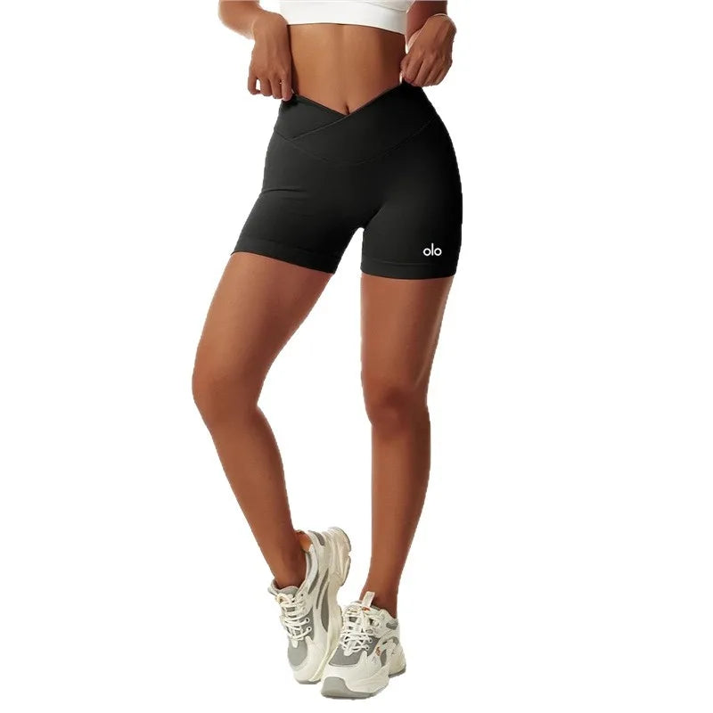 Quick Dry Yoga Shorts For Women Athletic Running Cycling Pants