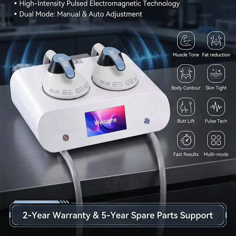 Advanced EMS RF Body Shaping Device With Dual Handles 200Hz