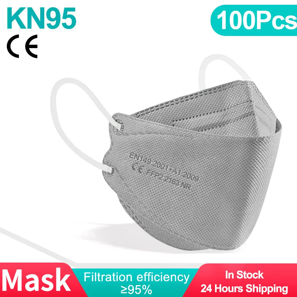 YUKUI KN95 FFP2 KF94 Face Mask CE Certified Disposable Masks