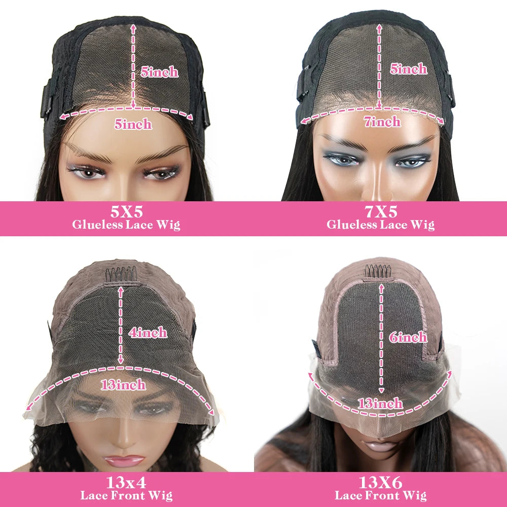 Wear And Go Glueless Deep Wave Wig Human Hair Ready To PrePlucked For Women Precut 13x6 Hd Frontal Curly Lace Front Wigs On Sale