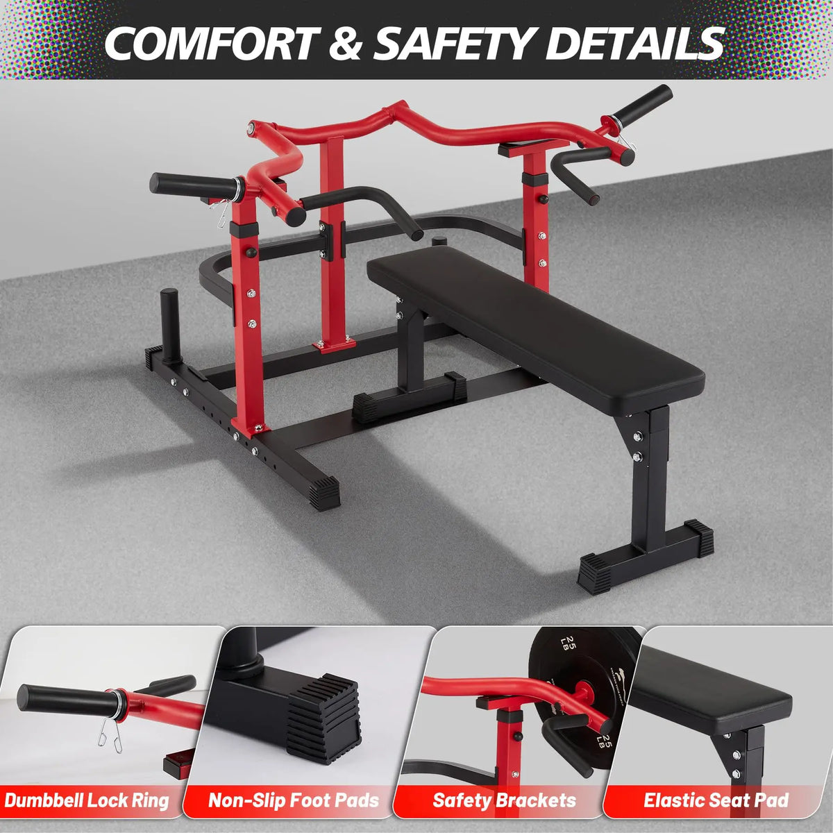 Independent Converging Chest Press Machine For Home Strength Training