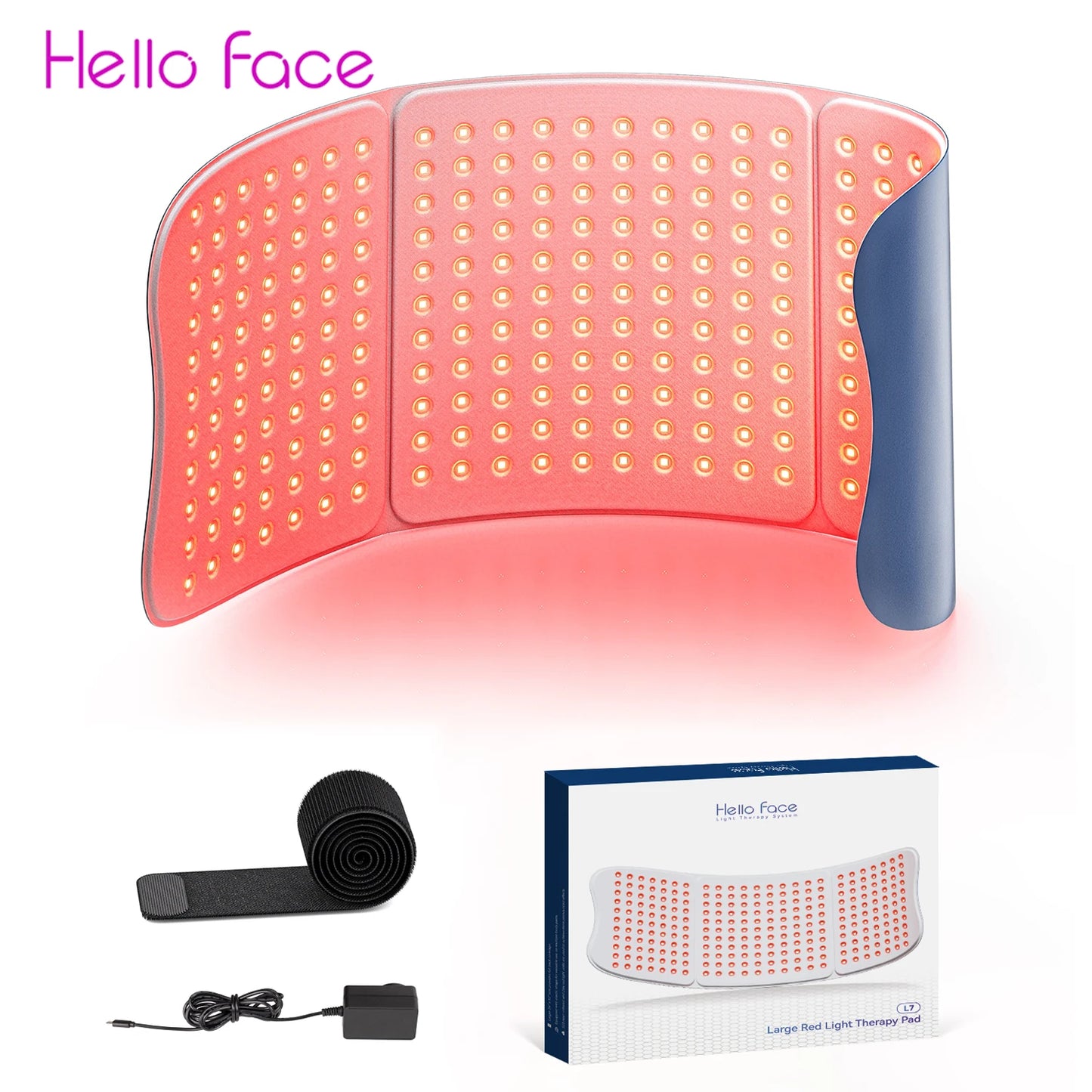 Hello Face Red Light Therapy Pad 660nm 850nm Near Infrared