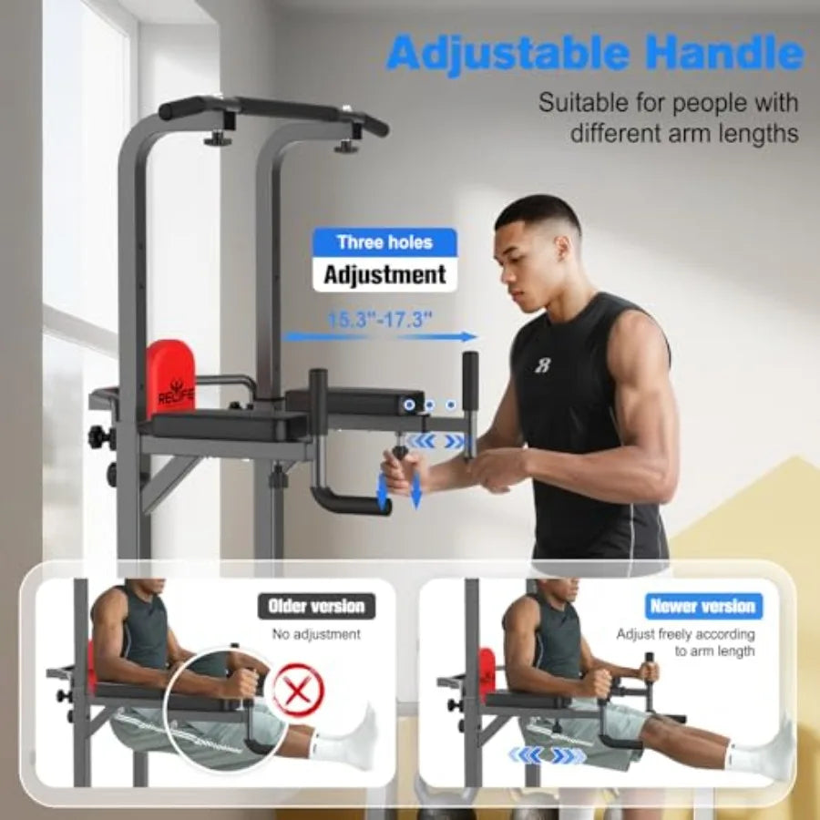 Power Tower Pull Up Bar Dip Station Home Gym ProSeries