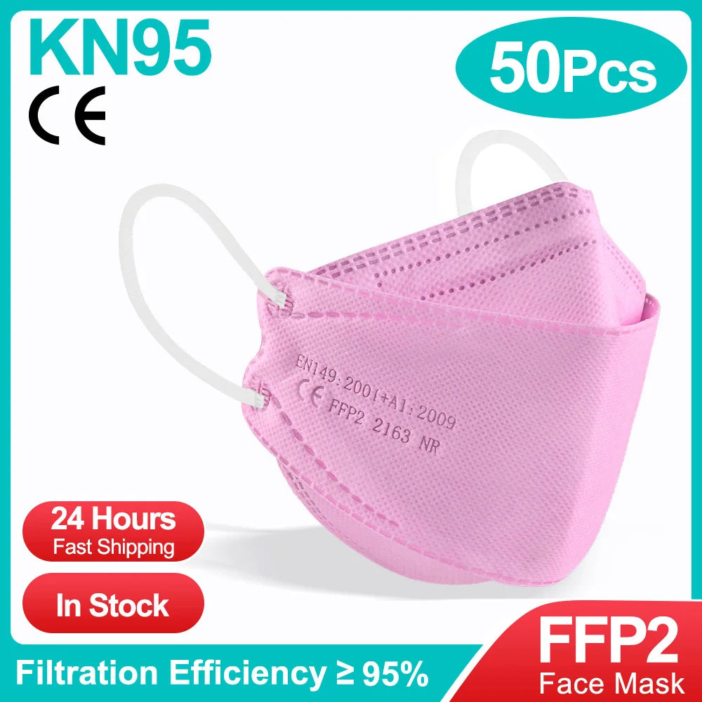 YUKUI KN95 FFP2 KF94 Face Mask CE Certified Disposable Masks