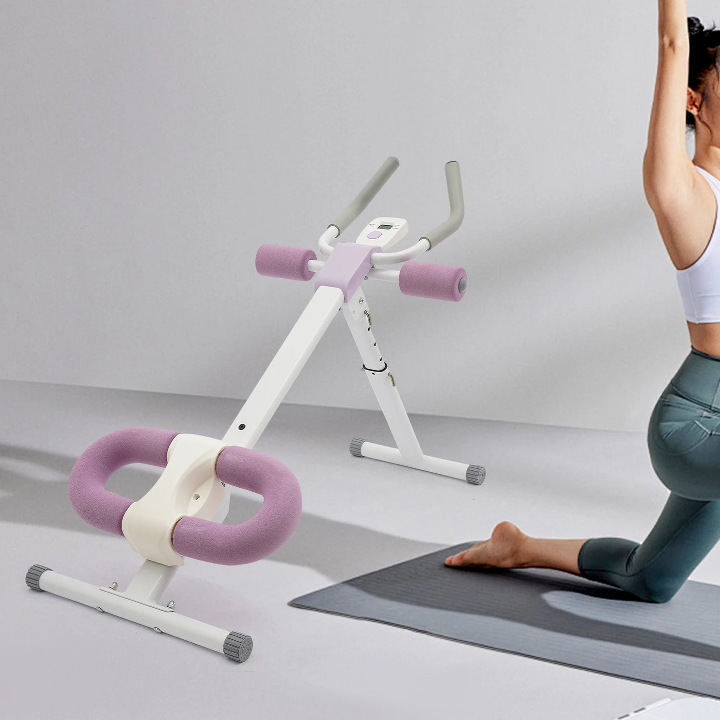 Foldable Abdominal Exerciser Machine For Home Office Gym