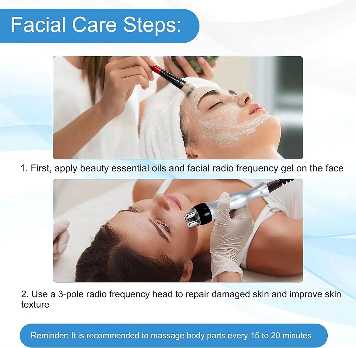 9 in 1 80K Cavitation Ultrasonic Body Slimming Machine Multi-Polar Skin Tightening Tool Facial Lift Machine