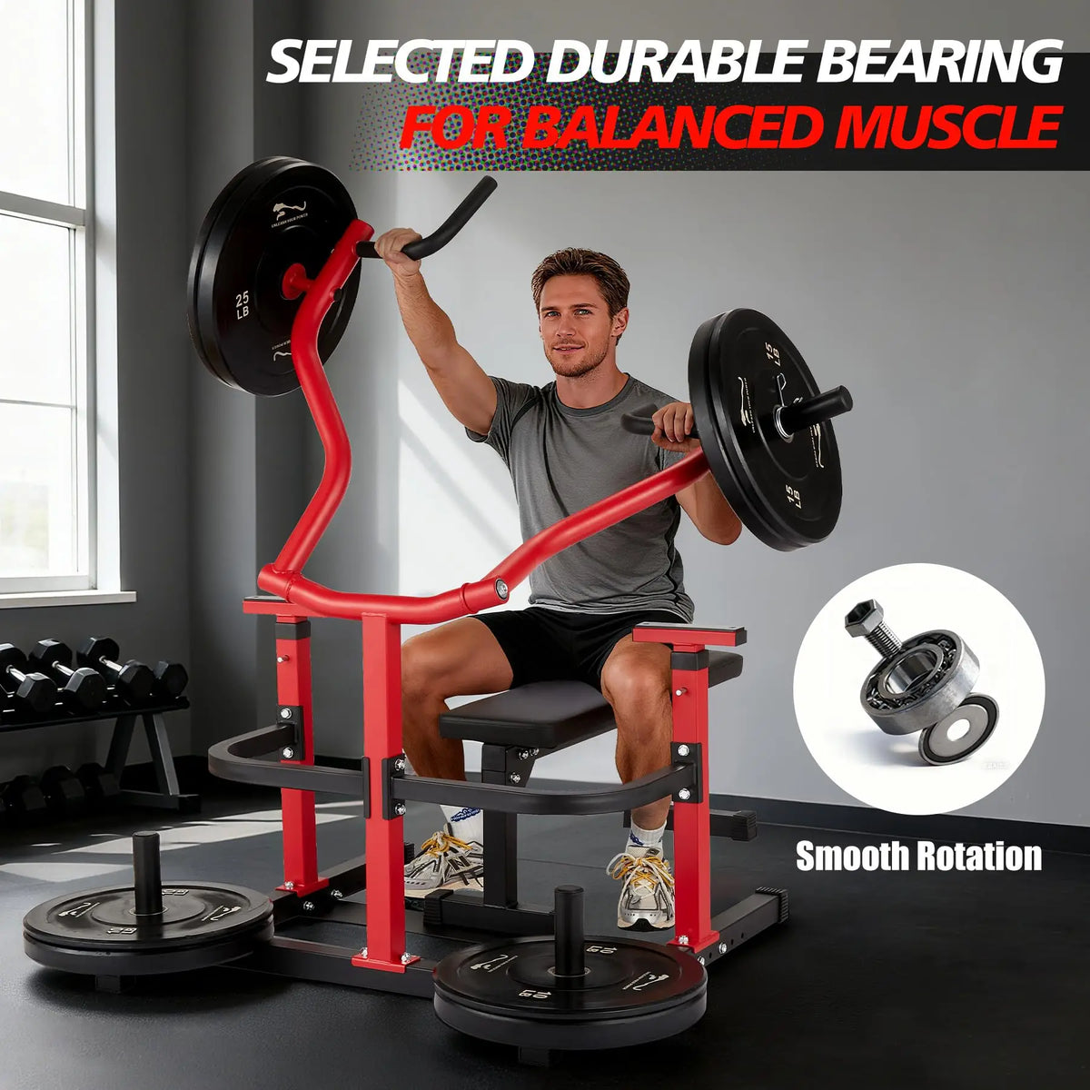 Independent Converging Chest Press Machine For Home Strength Training