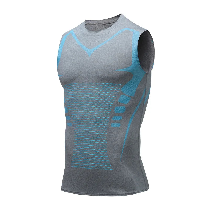 Men's Compression Tank Top Gym Shirt Sleeveless Quick Dry
