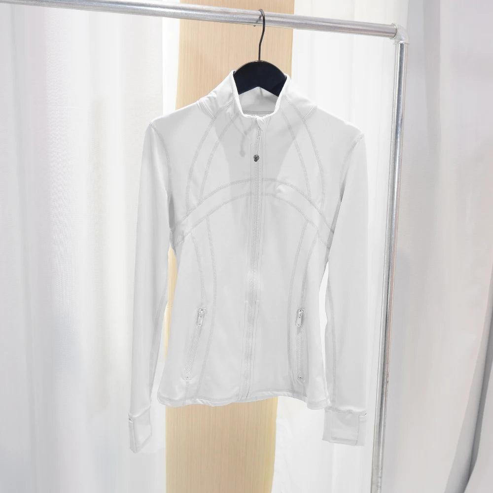 Lulu Flora Stand Collar Jacket For Yoga Outdoor Quick Dry