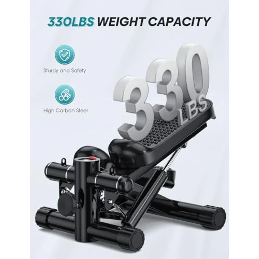 Mini Portable Stepper Machine With LED Monitor 330LBS Weight Capacity