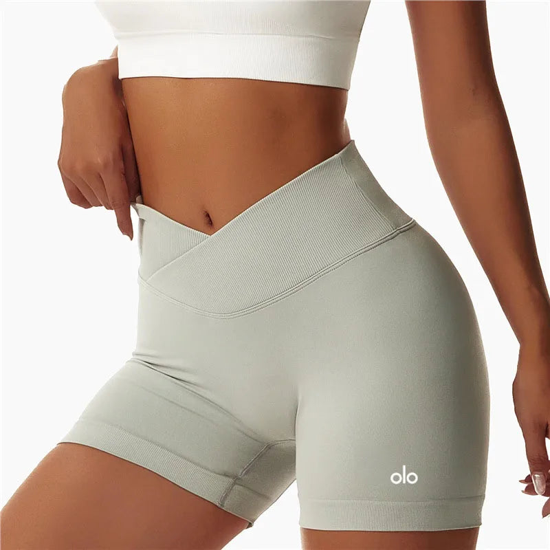 Quick Dry Yoga Shorts For Women Athletic Running Cycling Pants