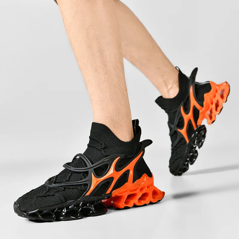 Lexsan Men's Casual Sneakers Breathable Mesh Running Shoes