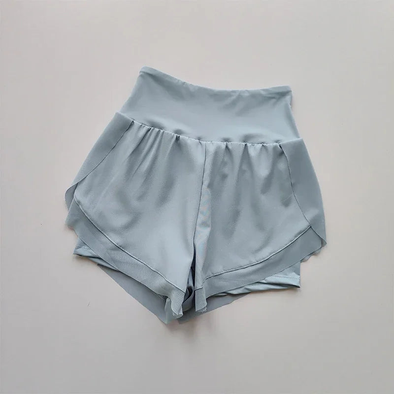 Women's 2in1 Quick Dry Mesh Shorts For Yoga And Running