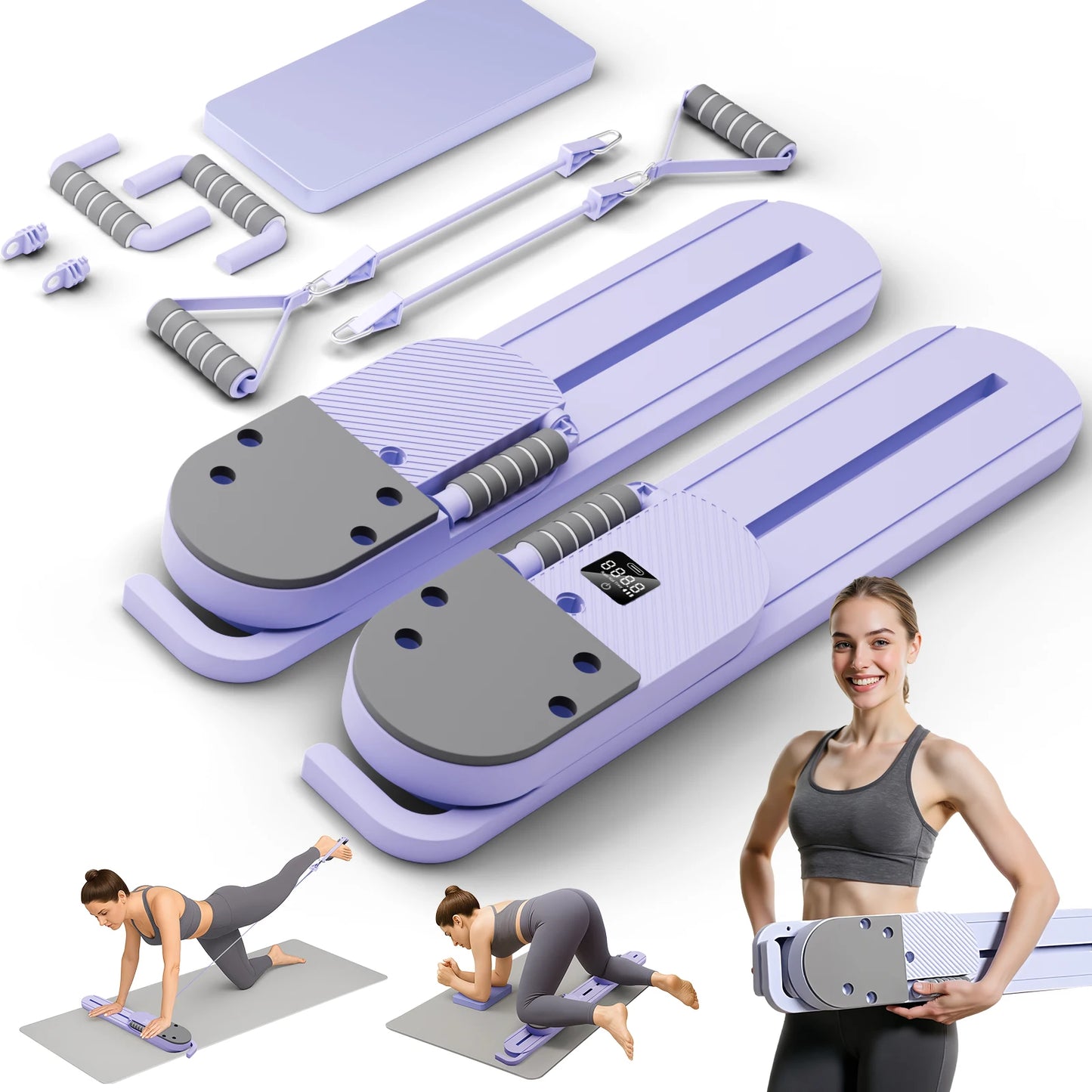 2 In 1 Split Ab Pilates Portable Core Fitness Board