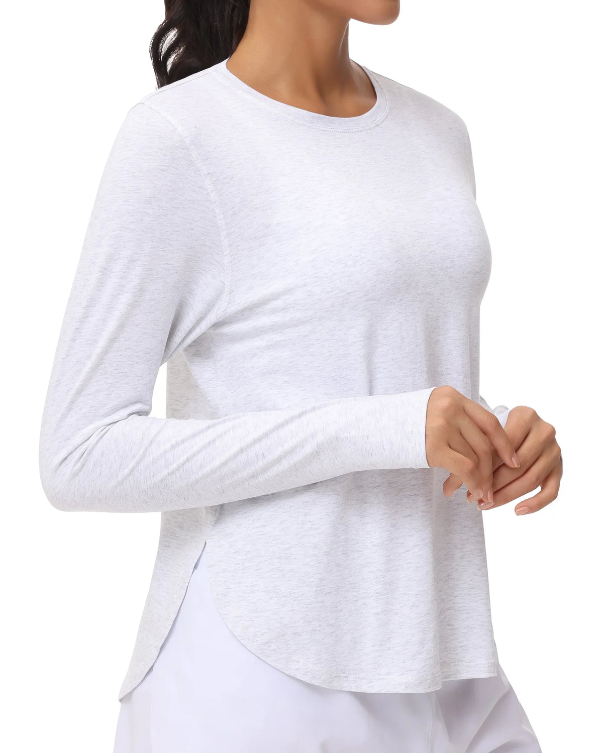 The Gym People Women's Long Sleeve Thumb Hole Yoga Shirt